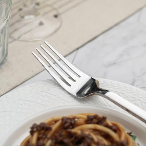 Cube 20 Piece Forged Flatware Set (Silver / 20 pieces for 4)