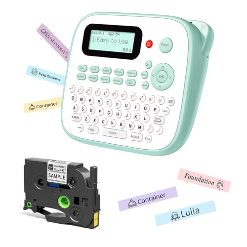 D210S Label Maker Machine with (Green)