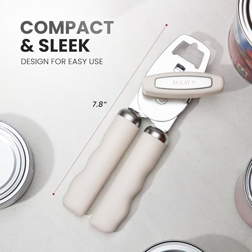 Heavy Duty Stainless Steel Can Opener Manual with Bottle Opener