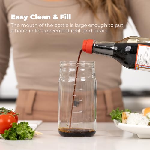 Olive Oil Dispenser Bottle 18.6oz (Gray)