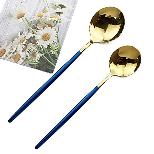 Blue Gold Silverware Set (Service for 4 / Blue Gold)