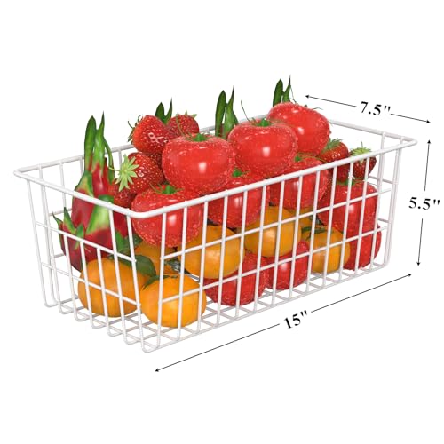 Freezer Organizer Bins for Upright Freezer Wire Drawer Baskets