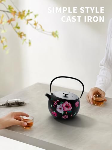 Teapot with Removable Infuser (0.9 Quarts / Morning Glory)