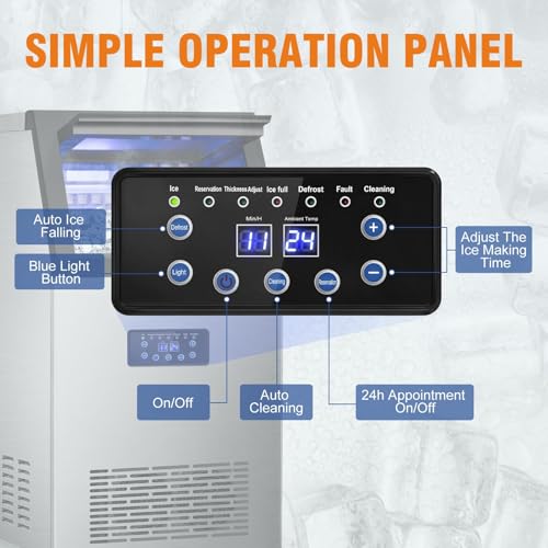 Commercial Ice Maker Machine (121Lbs/24)