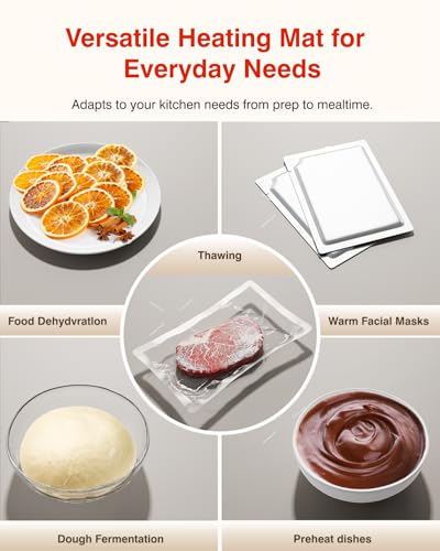 Warming Mat for Food (Light Grey / Large)