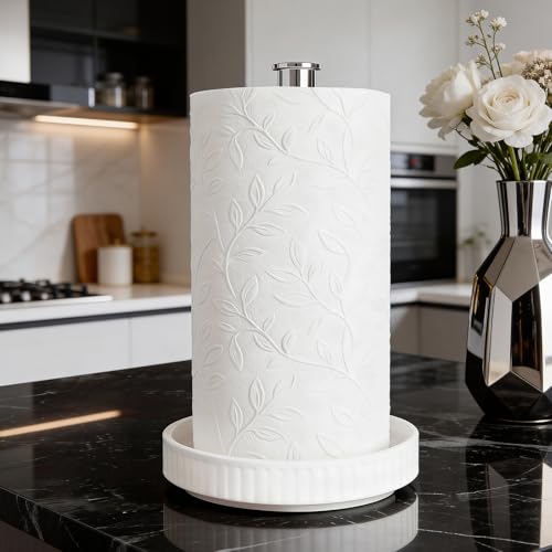 Paper Towel Holder Countertop (Chic Silver)