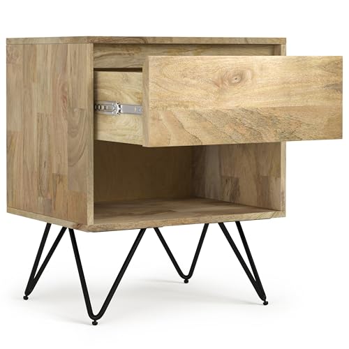 Hunter 20" Wide Solid Mango Nightstand in Refined Natural (Refined Natural / 20 inch)