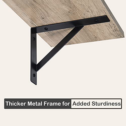 Long Wall Shelves (Greige / 39.4 Inch)