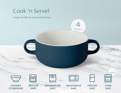 Soup Crocks Ceramic Bowls (4 Count)
