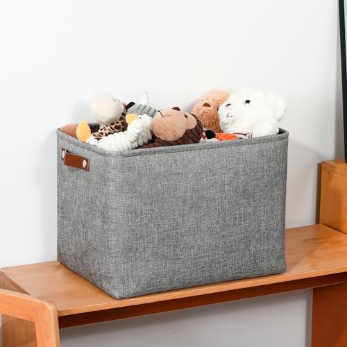 Large Storage Baskets (Grey / XL-16"x 12"x12")