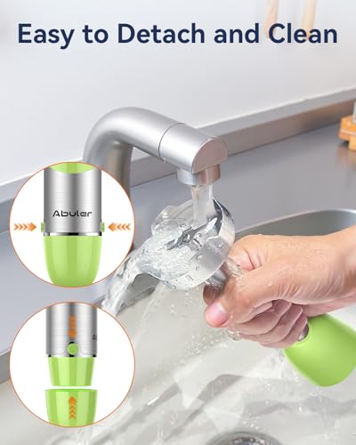 Immersion Blender Handheld 1000W 5 in 1 Corded Stick Hand Blender Kitchen with 12 Speed (Green)