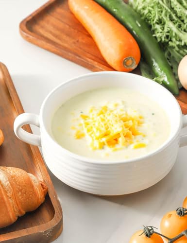 French Onion Soup Bowls (White / 20oz - 4pcs)