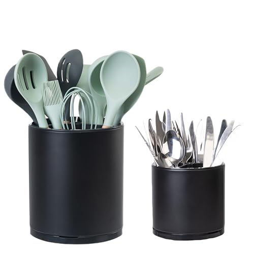 Kitchen Utensil Holder (Large & Medium / black)