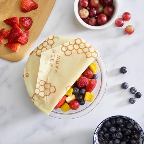 Beeswax Food Wraps (Honeycomb Medium 3 Pack / 3pk Medium)