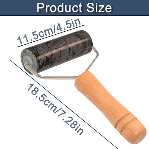Rolling Pin For Cookies and Other Baking Cooking (Type 2 Black)