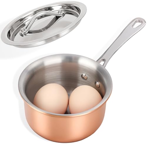 Mini Sauce Pan with Lid (0.34 QT / Pure Copper)