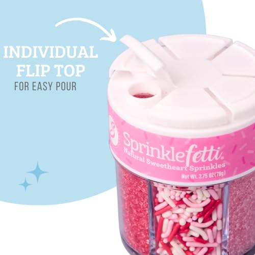 Valentines Dye Free Sprinkles (Sweetheart)