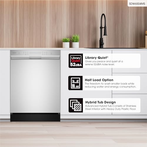 SDW6504MS Stainless Steel Dishwasher