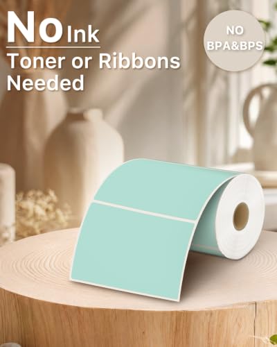 4x3 Inch Thermal Labels (4"x3" / Green)