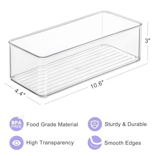 4 Pcs Storage Container Breastmilk for Fridge
