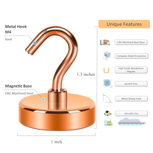 Magnetic Hooks (10 Count)