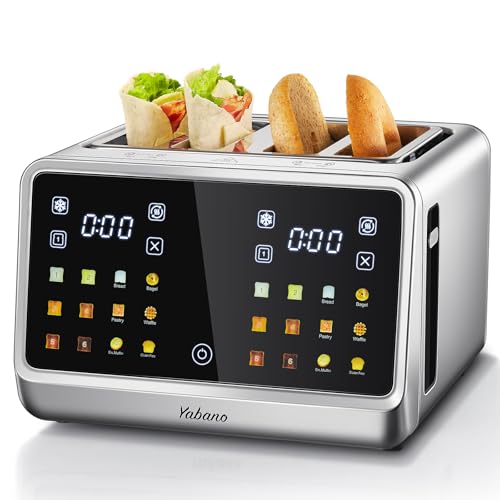 4 Slice Toaster Smart Touch Control with Extra Wide Slots
