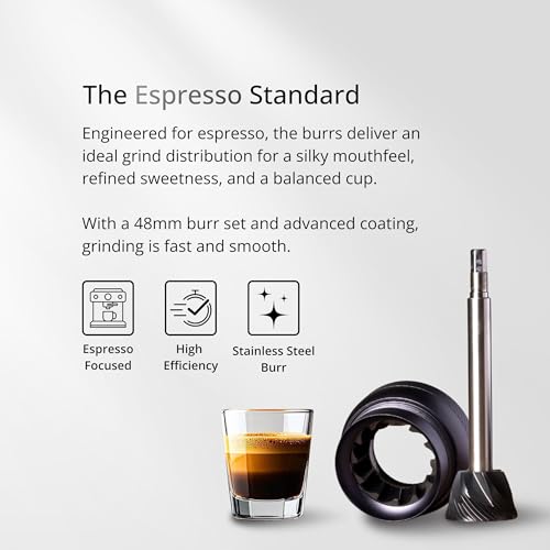 J Ultra Manual Coffee Grinder Iron Gray