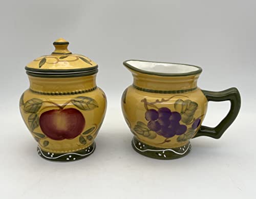 Ceramic Cream and Sugar Set