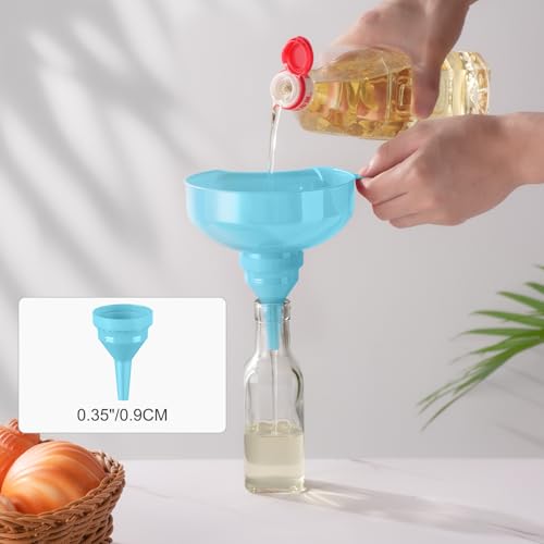 Wide Mouth Versatile Funnel for Kitchen Use for Filling Bottles