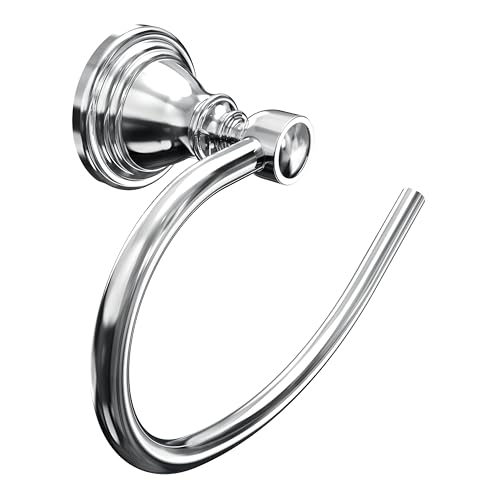 Chrome Towel Ring Wall Mounted for Bathroom (Chrome)