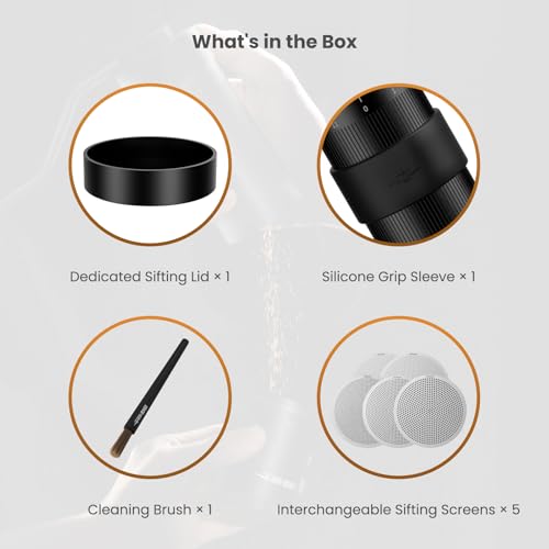 R3 Pro Manual Coffee Grinder (Black with Titanium Coated Burr)