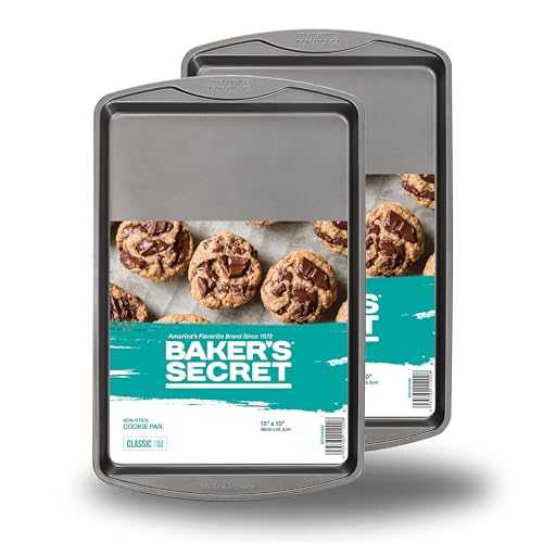 Nonstick Cookie Sheets 15in baking area (2 Count)