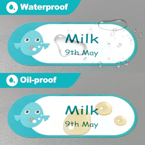 528 Pcs 1''x2.5''Milk Breast Bottle Labels (Animal-1x2.5-528pcs)
