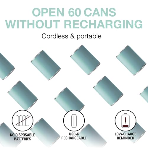 Hands Free Cordless USB Rechargeable Electric Can Opener