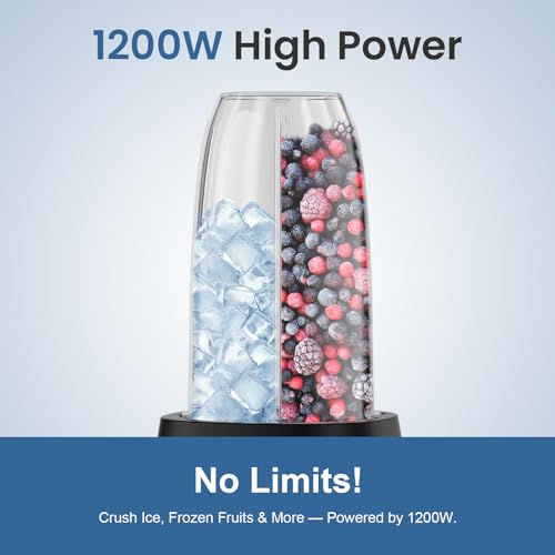 1200W Smoothie Blender (Matte Black)