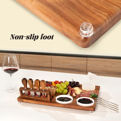 Charcuterie Boards Set with Knives