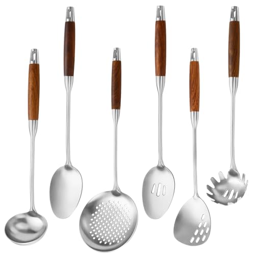 18 10 Stainless Steel Kitchen Utensils Set (Small / SILVER-6 Pieces)