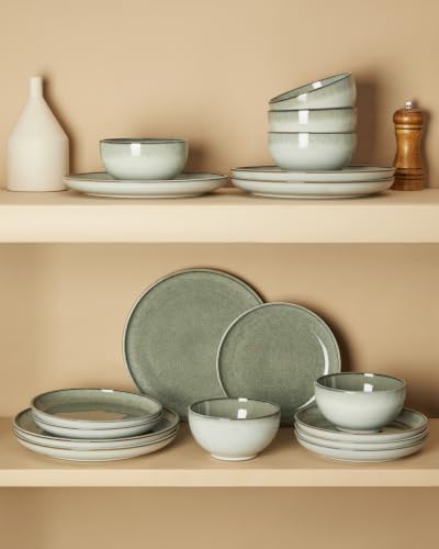 Ceramic Dinnerware Sets for 4 (Slate Gray / Set (12pcs))