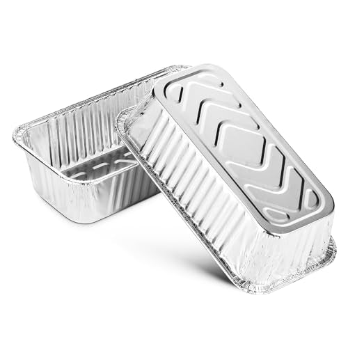Aluminum Disposable Loaf Pans (2Lb 50 Pack)