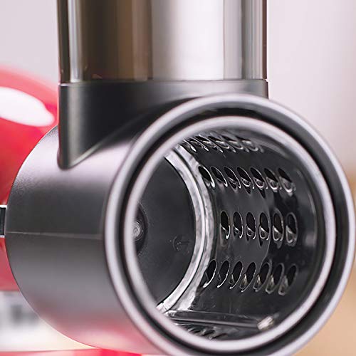 Slicer Shredder Attachments for KitchenAid Stand Mixer (Black and Silver)