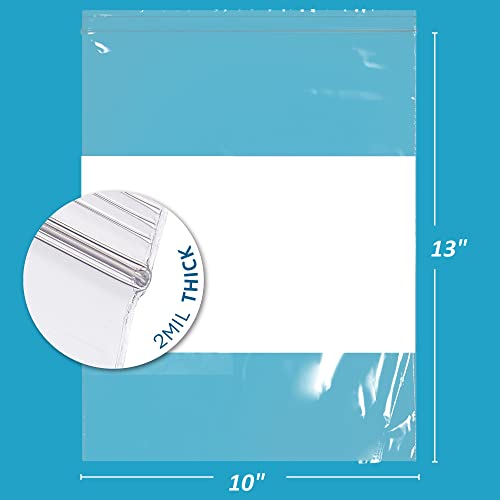 10" x 13" Large Zip Bags (1000 Count)