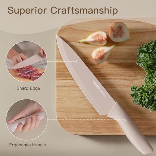 Knife Set 13 Pieces Kitchen Knives Set with Healthy Anti (13 Count)