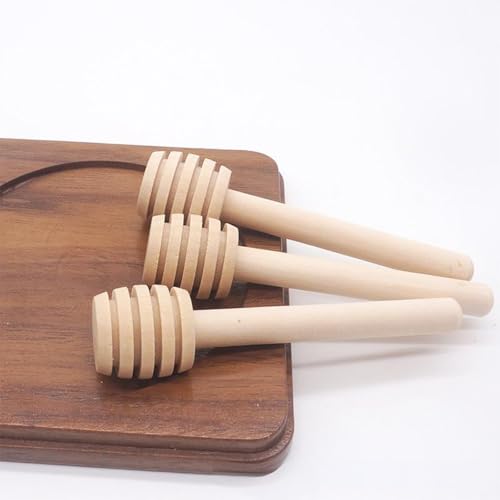 70 Pcs Wooden Honey Dipper Sticks