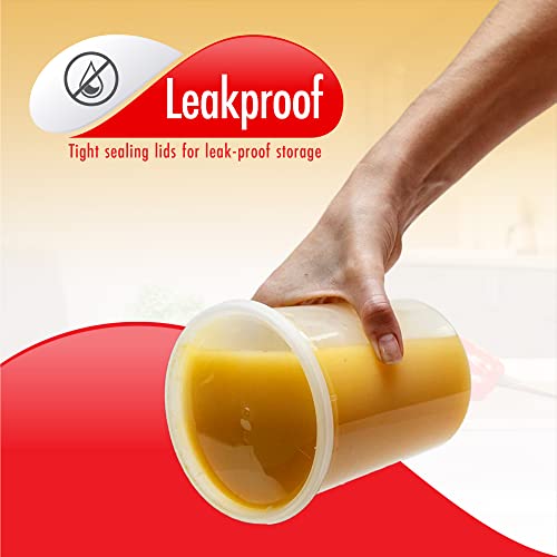 32oz Deli Containers with Leakproof Lids (32oz)