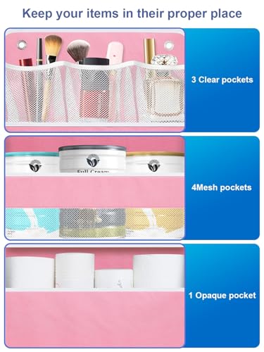 Over the Door Organizers Storage (Pink / 1 pack)