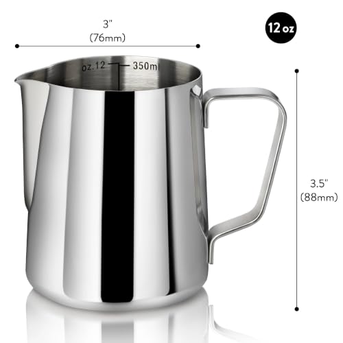 28805 Stainless Steel Frothing Pitcher (12 Ounces)
