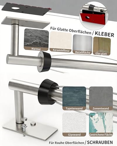 Paper Towel Holder Under Cabinet with Damping Single Hand Operable