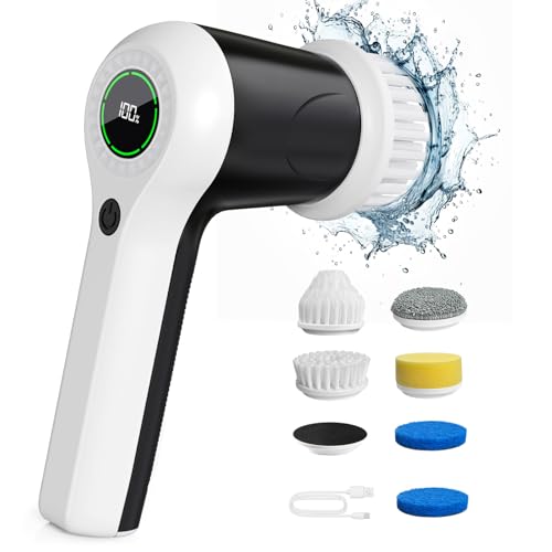 Electric Spin Scrubber (White)