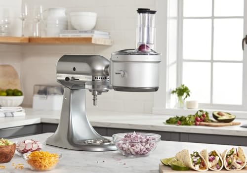 Food Processor Attachment with Commercial Dicing Disc