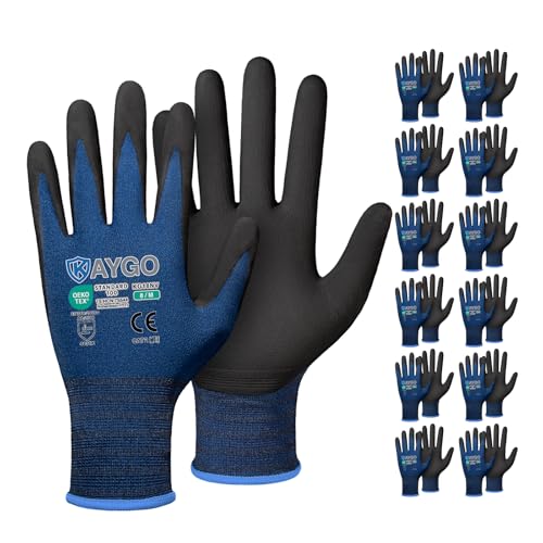 Safety Work Gloves (12 Count)